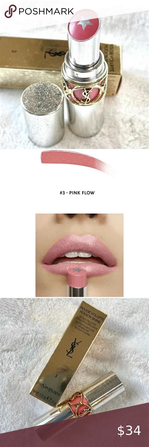 ysl rock n shine pink flow|YSL rouge lipstick.